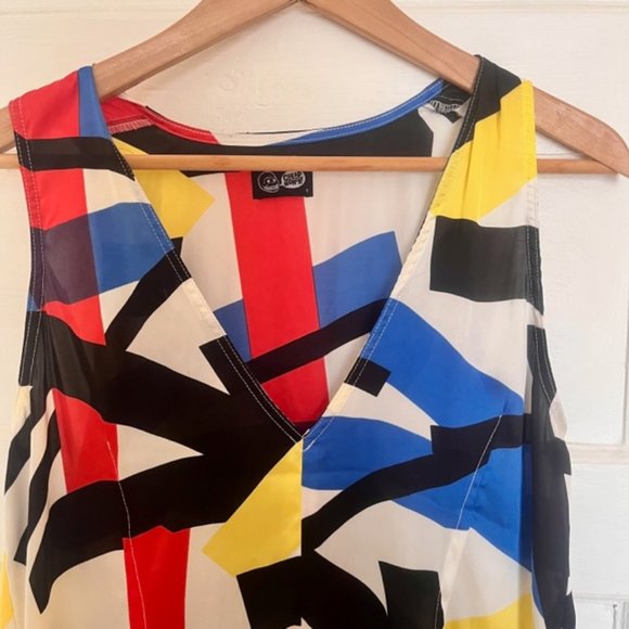 Cheap Monday Silk Patterned Dress, S - Picture 2 of 3